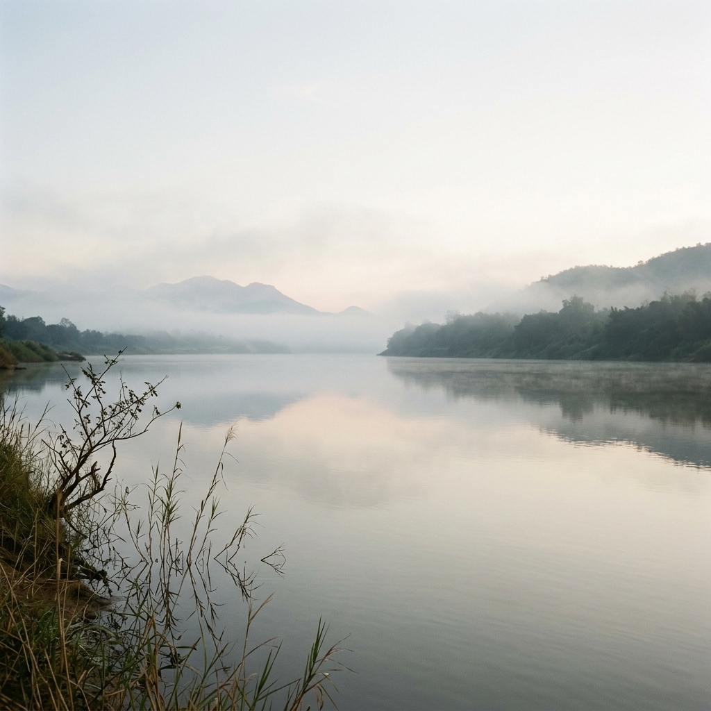 ธรรมชาติริมฝั่งโขง ความเงียบสงบในภาคอีสาน