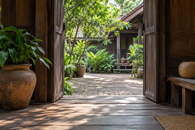 ธรณีประตูว่างระหว่างลานสองฝั่ง ชวนจบบทสนทนาอย่างมีพื้นที่